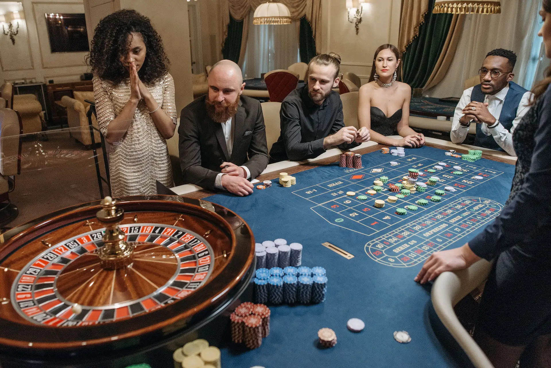 Spannung am Roulette-Tisch